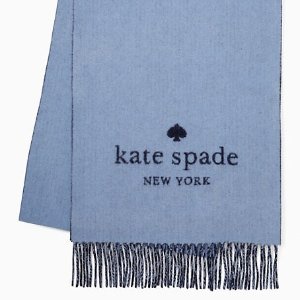 低至2.5折 年末送礼指南上新：kate spade 惊喜特卖会  $59收封面款羊毛混纺围巾