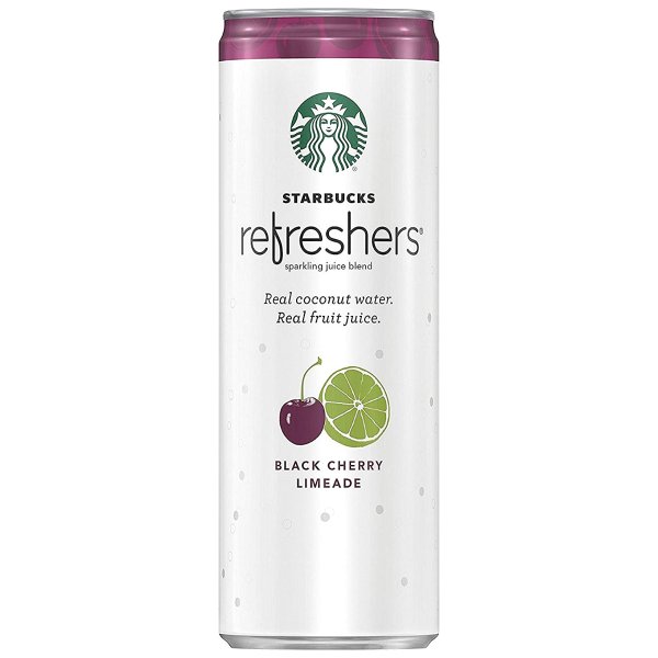 , Refreshers with Coconut Water, Black Cherry Limeade 12pks