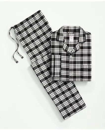 Cotton Flannel Tartan Pajamas