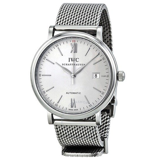 Portofino 自动银色表盘男士手表