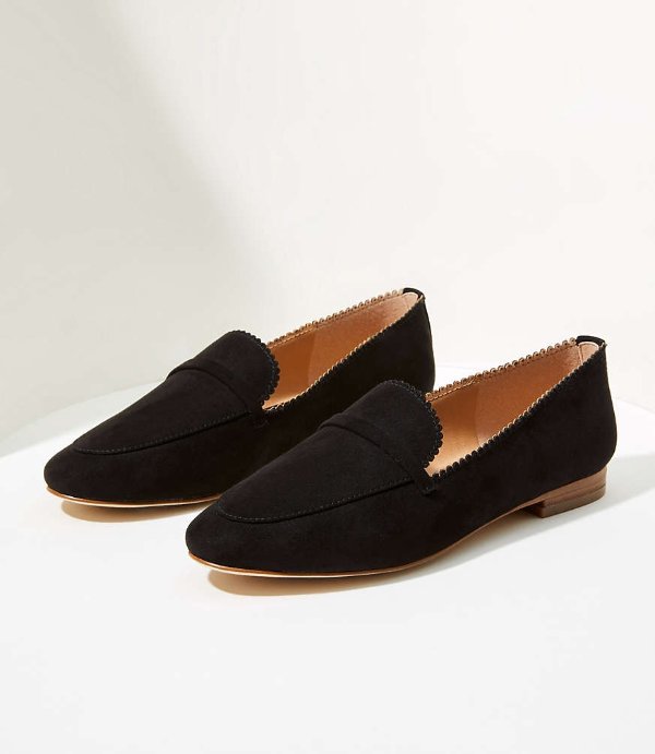 Scalloped Loafers | LOFT