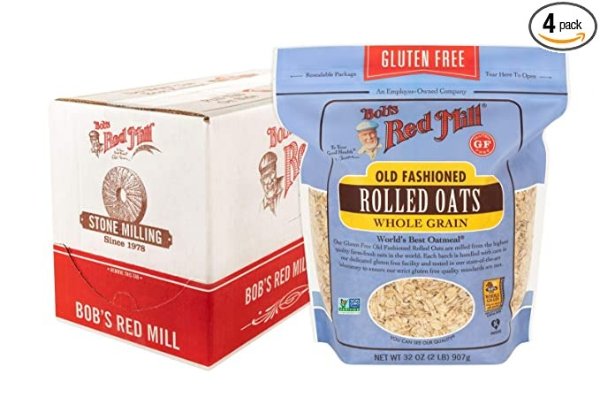 Gluten Free Old Fashion Rolled Oats, 32-ounce (Pack of 4)