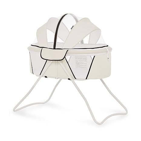 Day Dreamer 2-in-1 Convertible and Portable Bassinet, French White