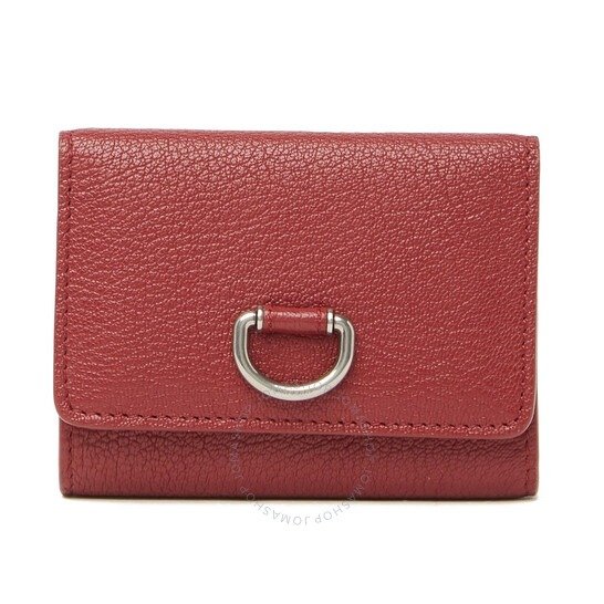 Crimson Leabrook D-ring Leather Wallet