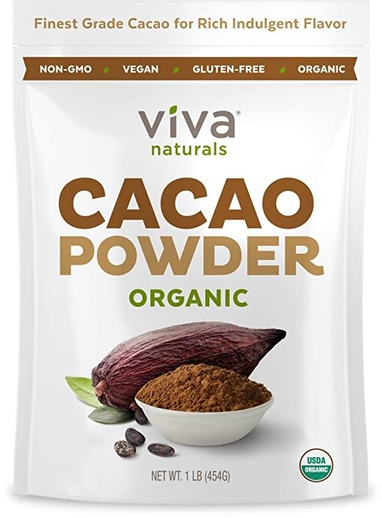 #1 Best Selling Certified Organic Cacao Powder from Superior Criollo Beans, 1 LB Bag