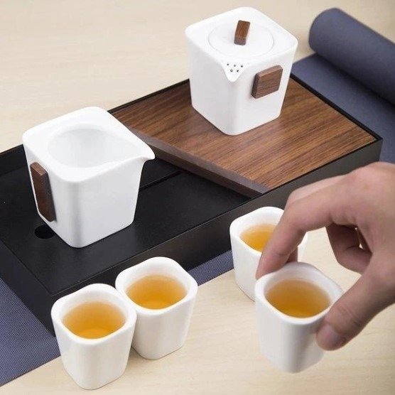 Tea Set with Tea Tray Gift Box