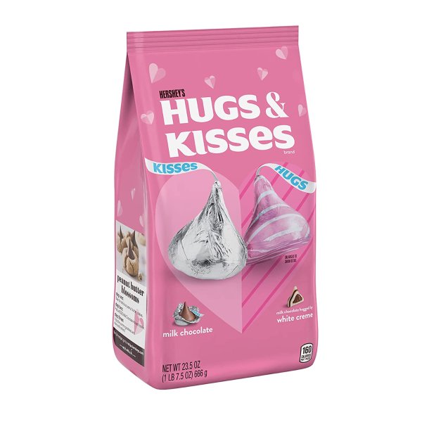 Hugs & Kisses 情人节限定牛奶+奶油巧克力 23.5oz