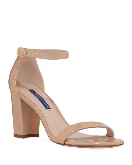 Nearlynude Patent Ankle-Strap Sandals