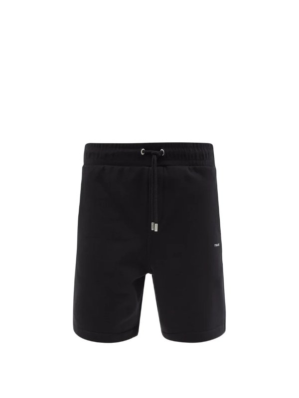 Drawstring-waist cotton-blend jersey shorts | FRAME