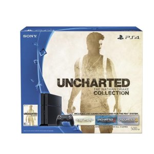 Sony - PlayStation 4 500GB Uncharted: The Nathan Drake Collection Bundle + Fallout 4+ Charing Station