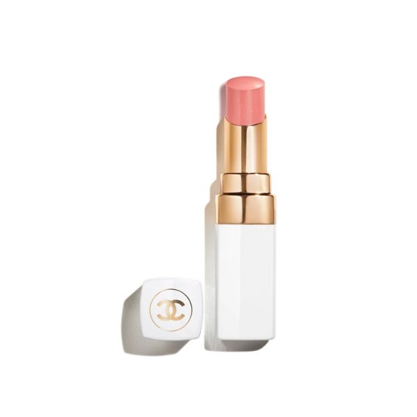 ROUGE COCO BAUME Hydrating beautifying tinted lip balm buildable colour 928 - Pink delight | CHANEL