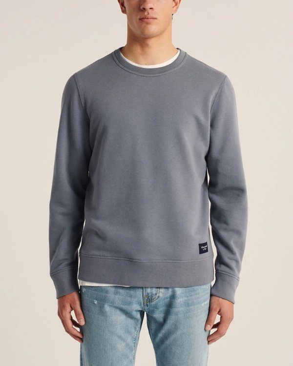 Mens Crew Neck Sweatshirt | Mens Select Styles on Sale | Abercrombie.com