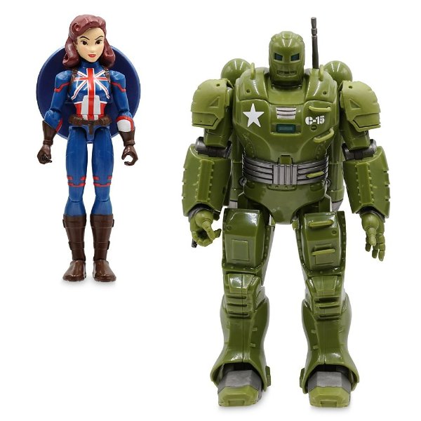 Captain Carter and The Hydra Stomper Action Figure Set – Marvel Toybox | shopDisney