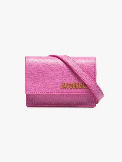 Pink Le Ceinture Bello Leather Belt Bag
