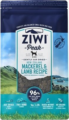 Ziwi Peak Air-Dried Mackerel & Lamb Dog Food, 2.2-lb bag