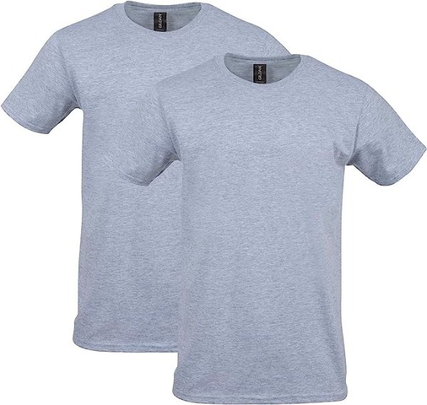 Men's Softstyle Cotton T-Shirt, Style G64000, 2-Pack