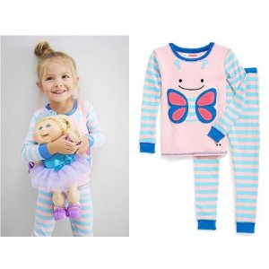 Skip Hop 'Zoojamas - Butterfly' Two-Piece Pajamas