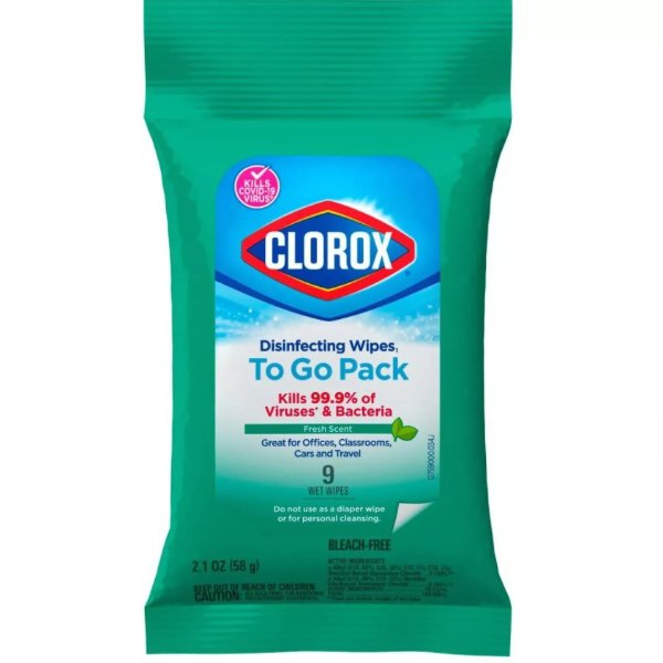 Clorox 消毒湿巾9片