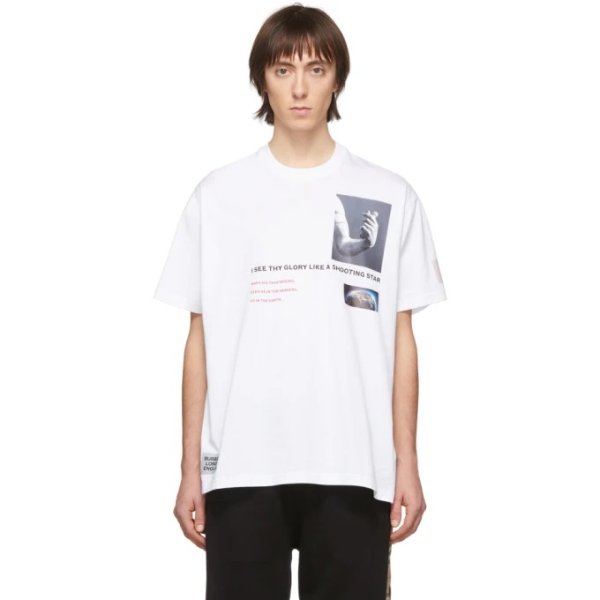 Burberry - White Montage T-Shirt