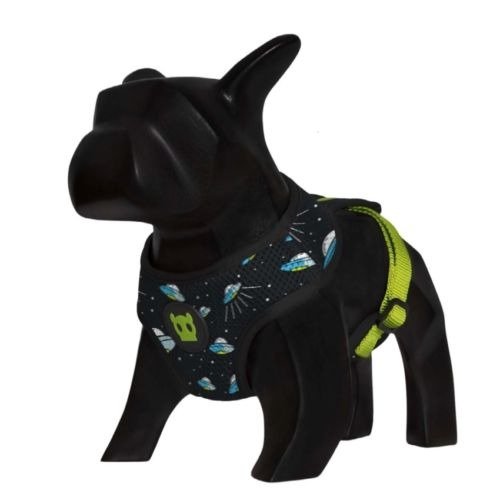 Zee Dog "Area 51" Soft Mesh Harness with UFOs for Dogs
