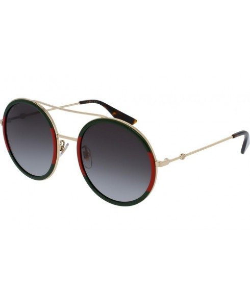 - GG0061S-003 Gold, Green and Red Sunglasses