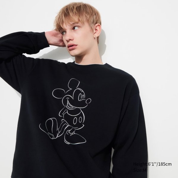 Mickey Shines Long-Sleeve Sweatshirt | UNIQLO US