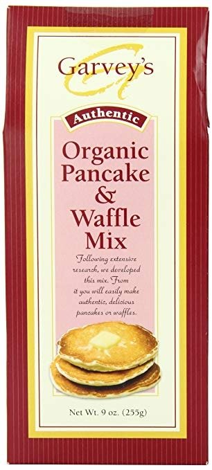 Garvey's Organic Pancake & Waffle Mix, 9 Oz Boxes (Pack Of 6)