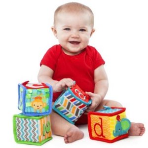Bright Starts Grab and Stack Block Toy @ Amazon