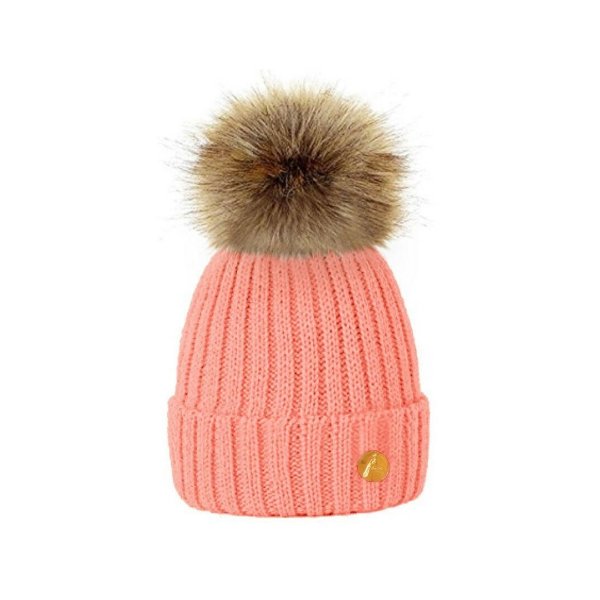 橘粉色绒绒帽 Dusk Pink