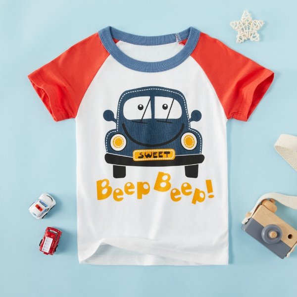 Baby / Toddler Boy Stylish Car Print Tee