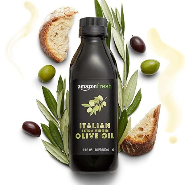 AmazonFresh Italian Extra Virgin Olive Oil, 16.9 fl oz (500mL)