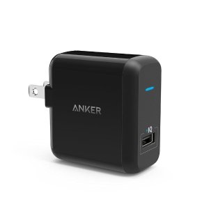 Anker PowerPort+ 1 (Quick Charge 2.0 and PowerIQ Technology 2-in-1 18W USB Wall Charger)