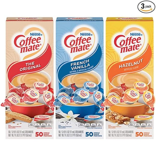 Nestle Coffee Mate 3种口味咖啡伴侣胶囊 150颗