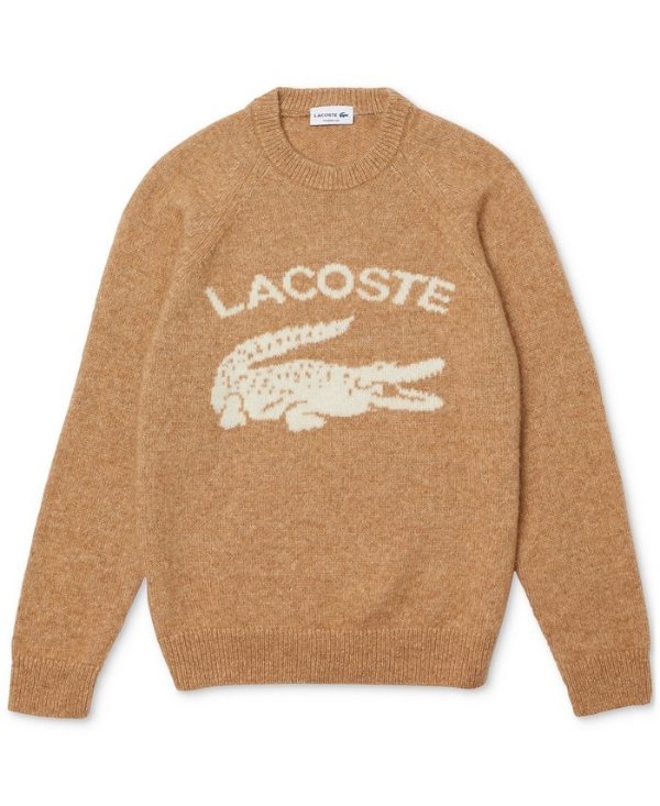 Men's Oversized Crocodile Graphic Sweater