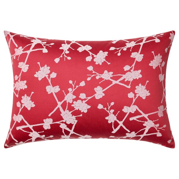 FOSSTA Cushion cover, red plum blossom, 23x16" - IKEA
