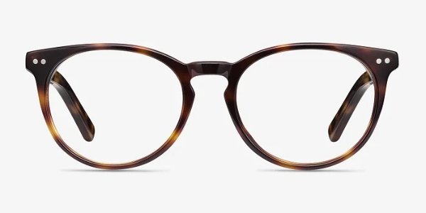 Morning - Round Tortoise Frame Glasses | EyeBuyDirect