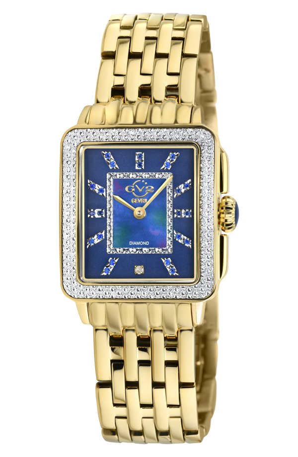 Padova 钻石手链手表，27 毫米 x 30 毫米 - 0.0116 克拉。