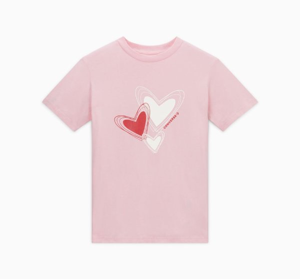 Hearts Graphic 粉心T恤