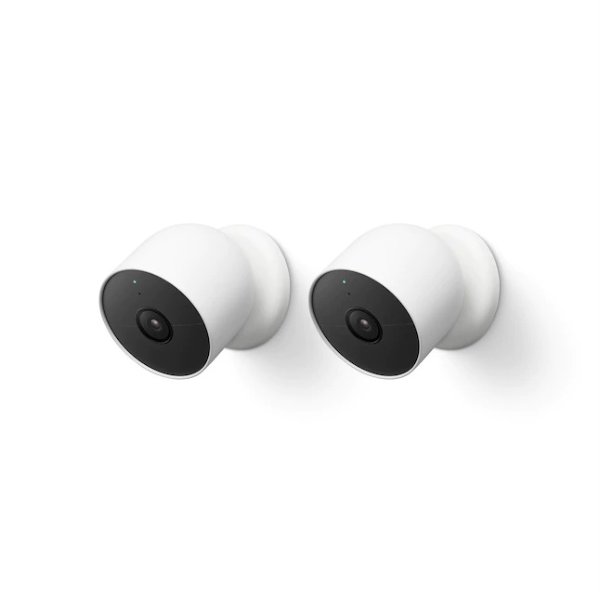 Nest Cam 无线户外安全摄像头 2代 2件装