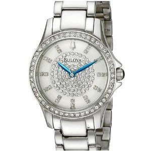 Bulova Women&#39;s 96L176 Analog Display Quartz Silver Watch