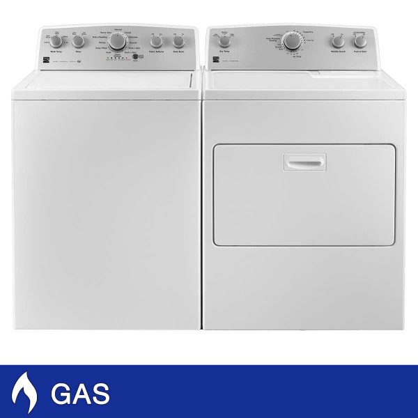 4.3 cu. ft. Top Load Washer & 7.0 cu. ft. GAS Dryer with SmartDry Plus Technology