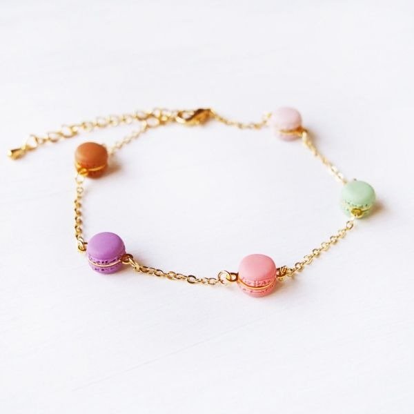 Mini Rainbow Macaron Bracelet from Apollo Box