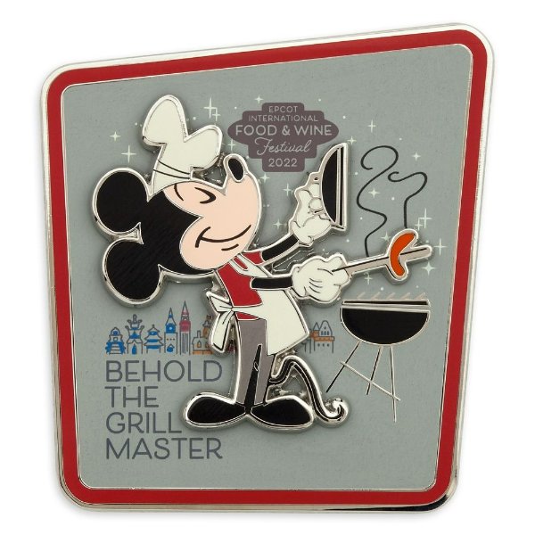 Mickey Mouse Pin – EPCOT International Food & Wine Festival 2022 – Limited Release | shopDisney
