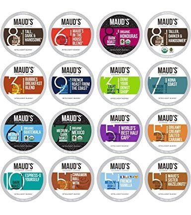 Maud's Coffee Lover's Variety Pack (16 Blend Variety Pack), 40ct. 