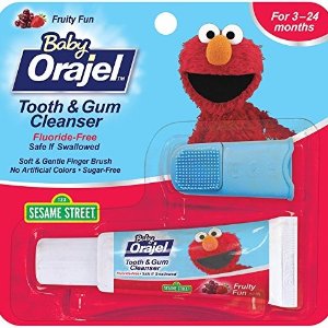 Orajel 婴儿牙膏和指套牙刷套装