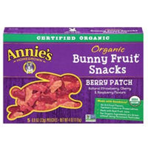 Annie's Homegrown Berry Patch Organic Bunny Fruit Snacks(4-pack)