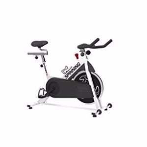 Spinning Spinner S1 Indoor Cycling Bike with Four Spinning DVDs, White