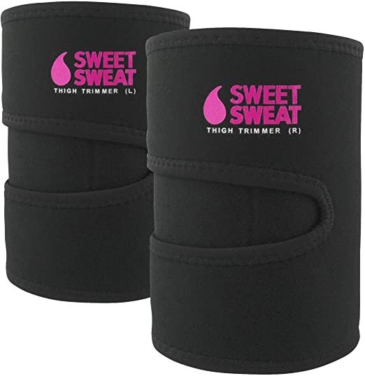 Sweet Sweat Thigh Trimmers for Men & Women ~ Increases Heat and Sweat Production to The Thigh Area ~ Includes Mesh Carrying Bag