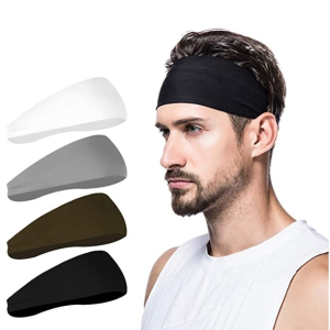 poshei Mens Headband (4 Pack)