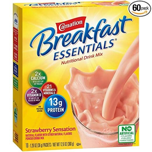 草莓口味早餐奶粉 60包装